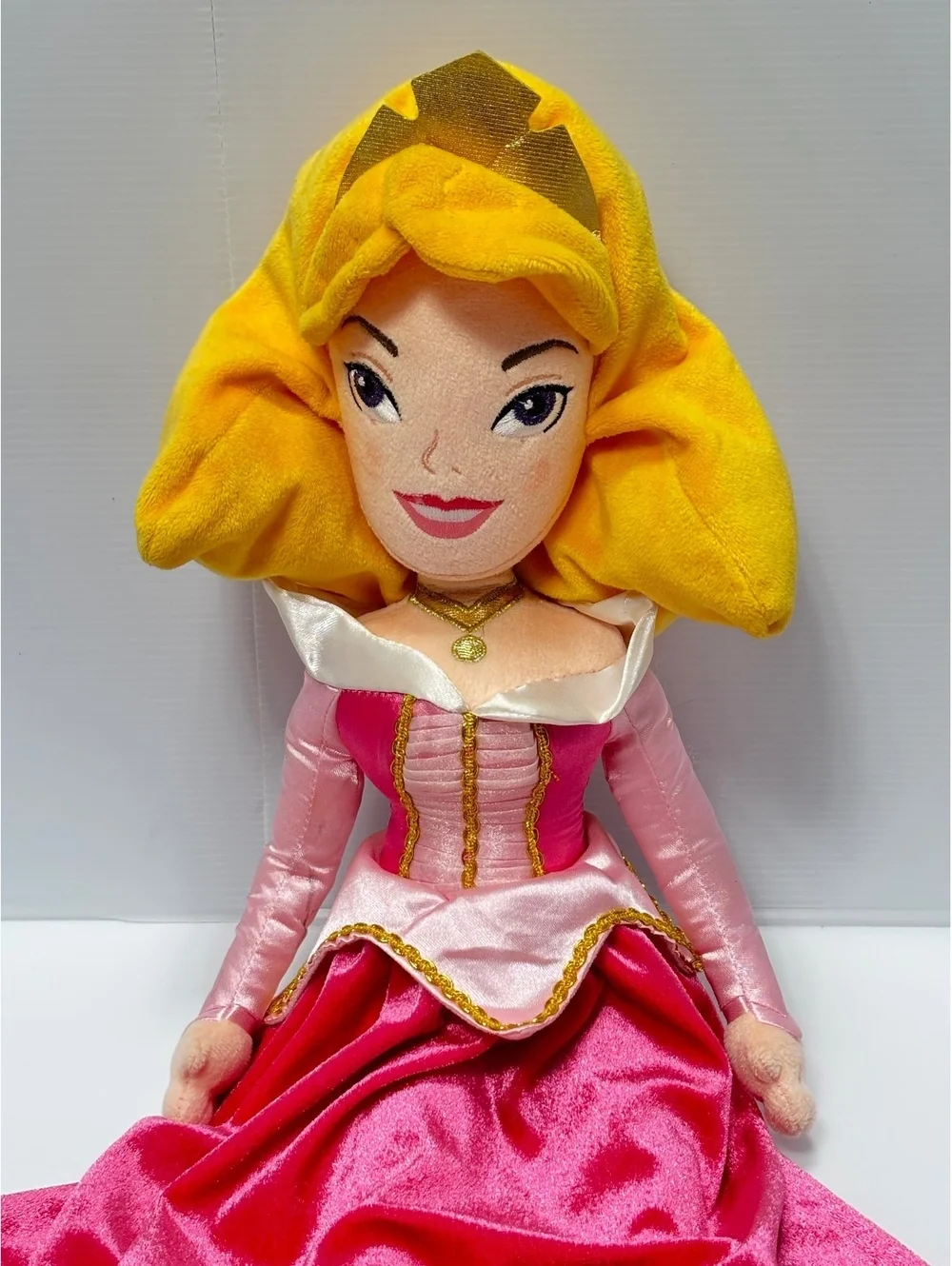 Disney Store Princess Aurora Large Plush Soft Doll Toy Sleeping Beauty 21